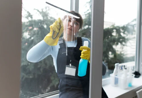 Nettoyage de vitres intérieures et extérieures à Saint-Germain-le-Guillaume